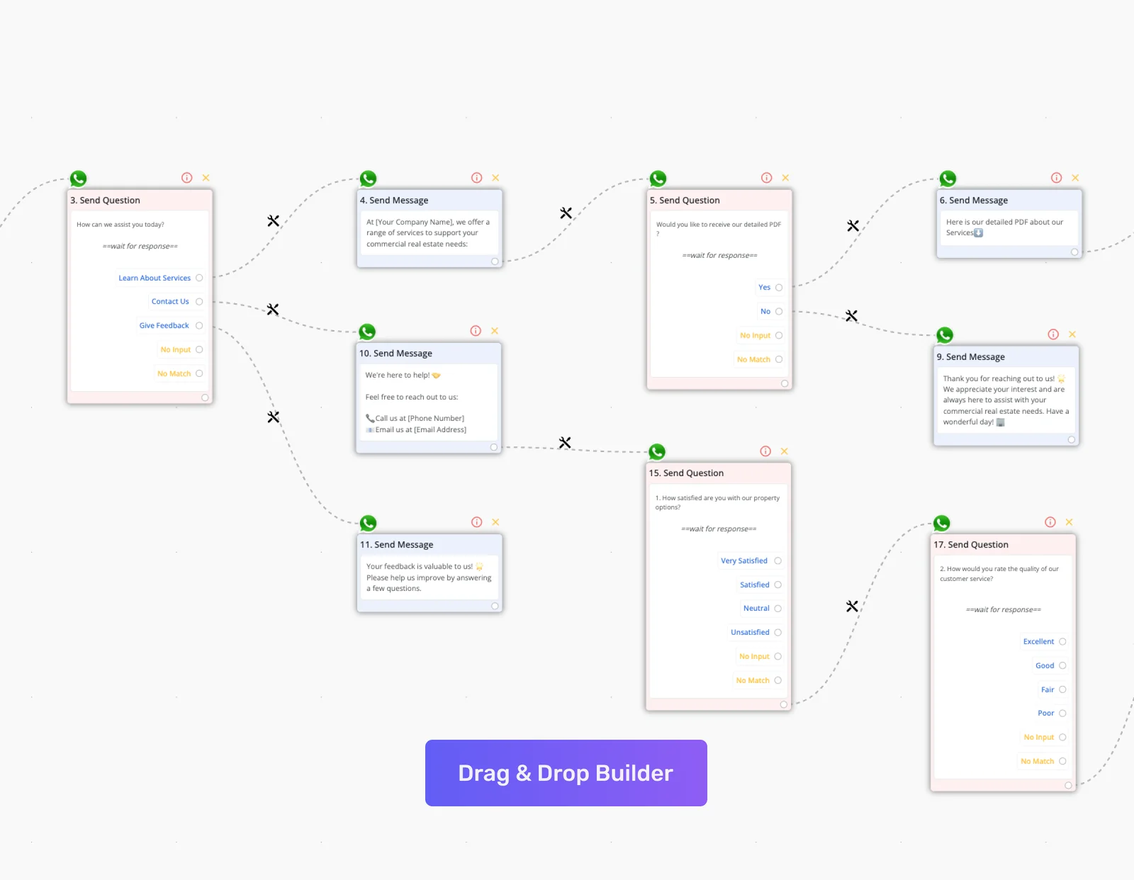 Drag & Drop Chatbot Builder